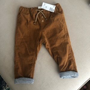 H&M toddler boy corduroys size 12-18 mths NWT